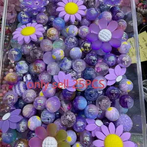 Creative Acrylic Mixed Beads for Bead Pens, Choking Hazard Warning for Small Balls, Unique Crafting Supplies for DIY Projects, Bead Assortment