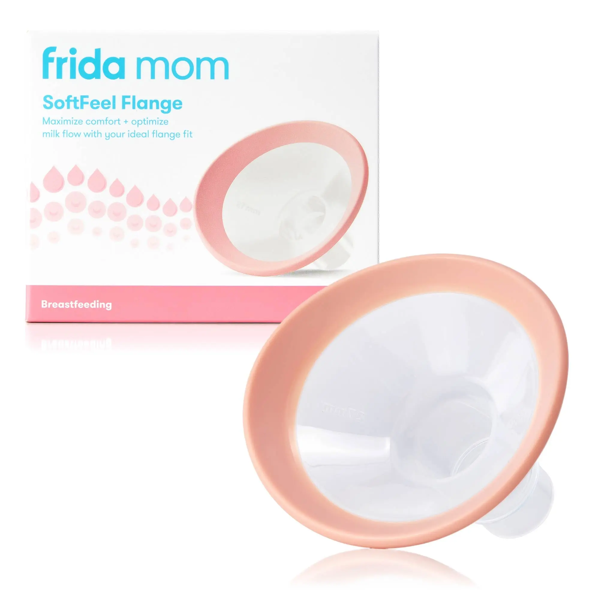 2-in-1 Manual + Silicone Suction Breast Pump SoftFeel Flange 21mm