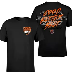 Chicago Bear Football Good Better Best T-Shirt, Motivational Locker Room Shirt, Retro Sports Quote, Football Fan Gift Unisex, Womenswear Streetwear