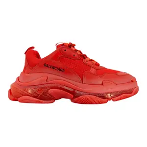 Balenciaga Triple S Sneaker Clear Sole Red