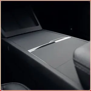 [Original Car Leather] Center Console Genuine Protective Cover for Tesla Model 3 Highland 2024+ / Model Y juniper 2025 Original Car Color Central Control Panel Film Anti-Scratch Auto Parts Suitable for Original Car