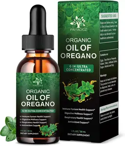 (1 Pack) Organic Oil of Oregano Liquid Drops Supplement with Thyme, Turmeric, Aceite de Oregano, Cleanse, Detox, Digestive & Immune Support, 1 Fl Oz