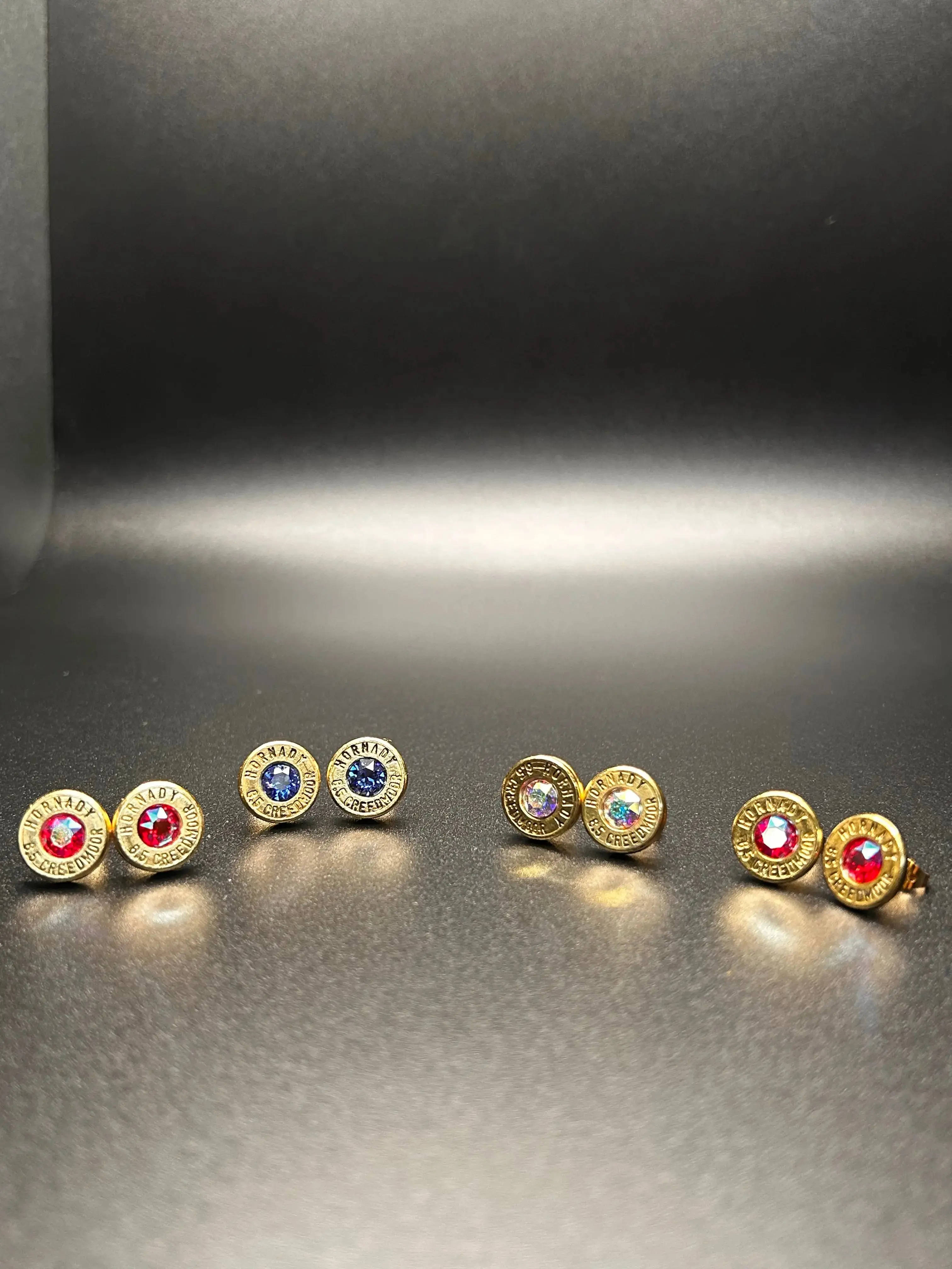 Light Weight Bullet Earrings