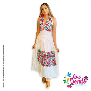 Patrona Halter Dress Bonito Mexican and Fashion