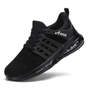 Men's Non-Slip Walking Sneakers - Slip-On Water Resistant Chef Shoes for Kitchen & Food Service