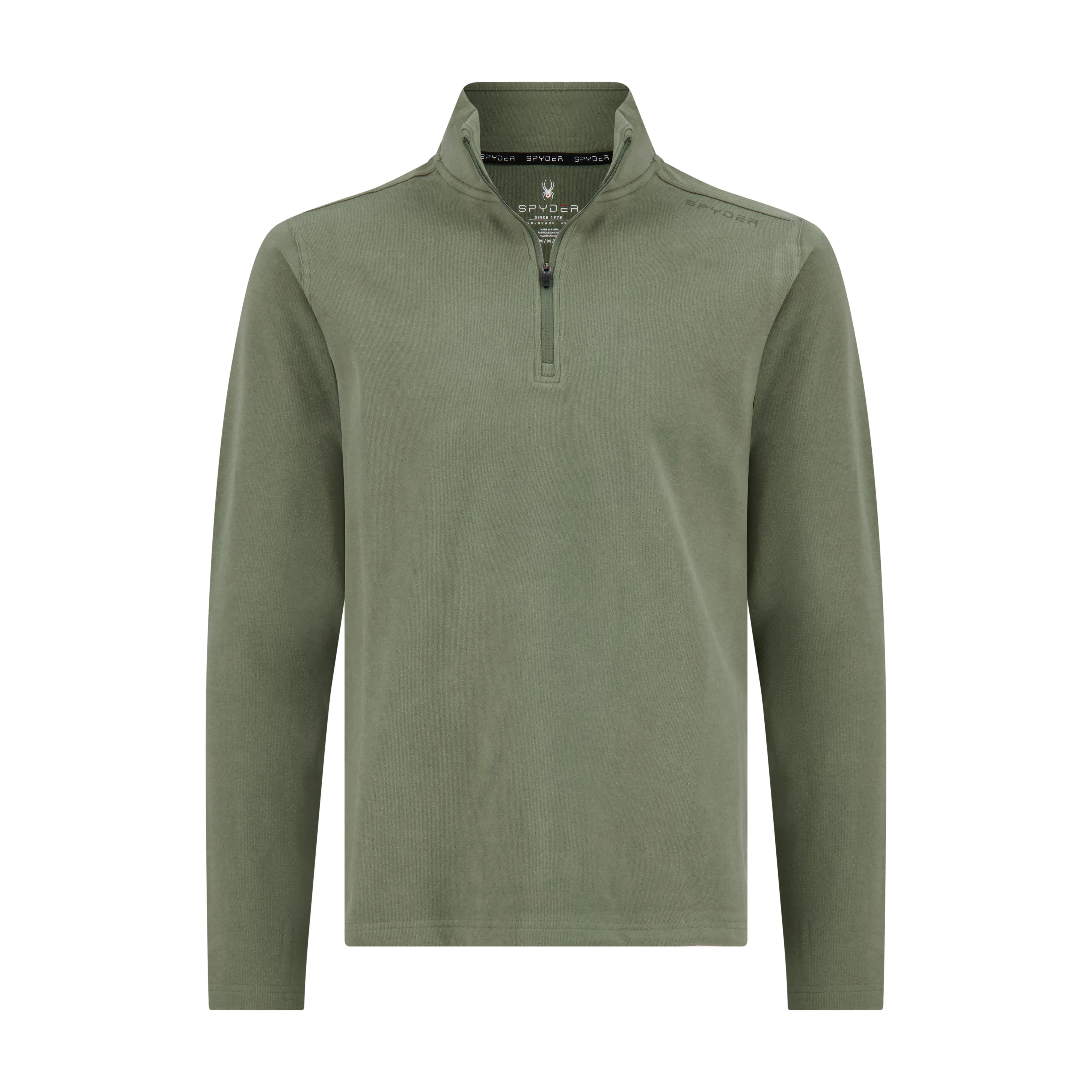 SPYDER Men's Brushed Vertical Stripe Quarter Zip