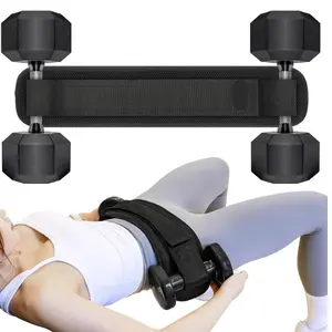 Hip Thrust Belt for Dumbbells Heavy, Booty Belt for Hip Thrust, Slip-Resistant Padding Hip Thrust Belt for Gym or Home Workouts, Hip Thrust Band for Dumbbell Kettlebell Plate
