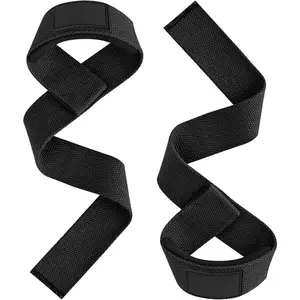 Gym Lifting Straps - Wrist Straps for Weightlifting, Workout, Powerlifting and Strength Training, Cushioned Wrist Padded Cotton Lifting Straps, Extra Wrist Support for Men and Women