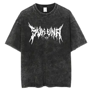 Strongest in JJK Oversized Vintage T-shirts V2, Acid Wash Shirt,Anime Clothing, Gif for men, Y2K shirts