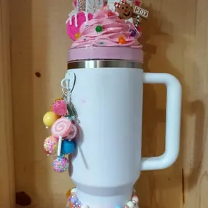 Candy Land Straw Charm Tumbler Accessories