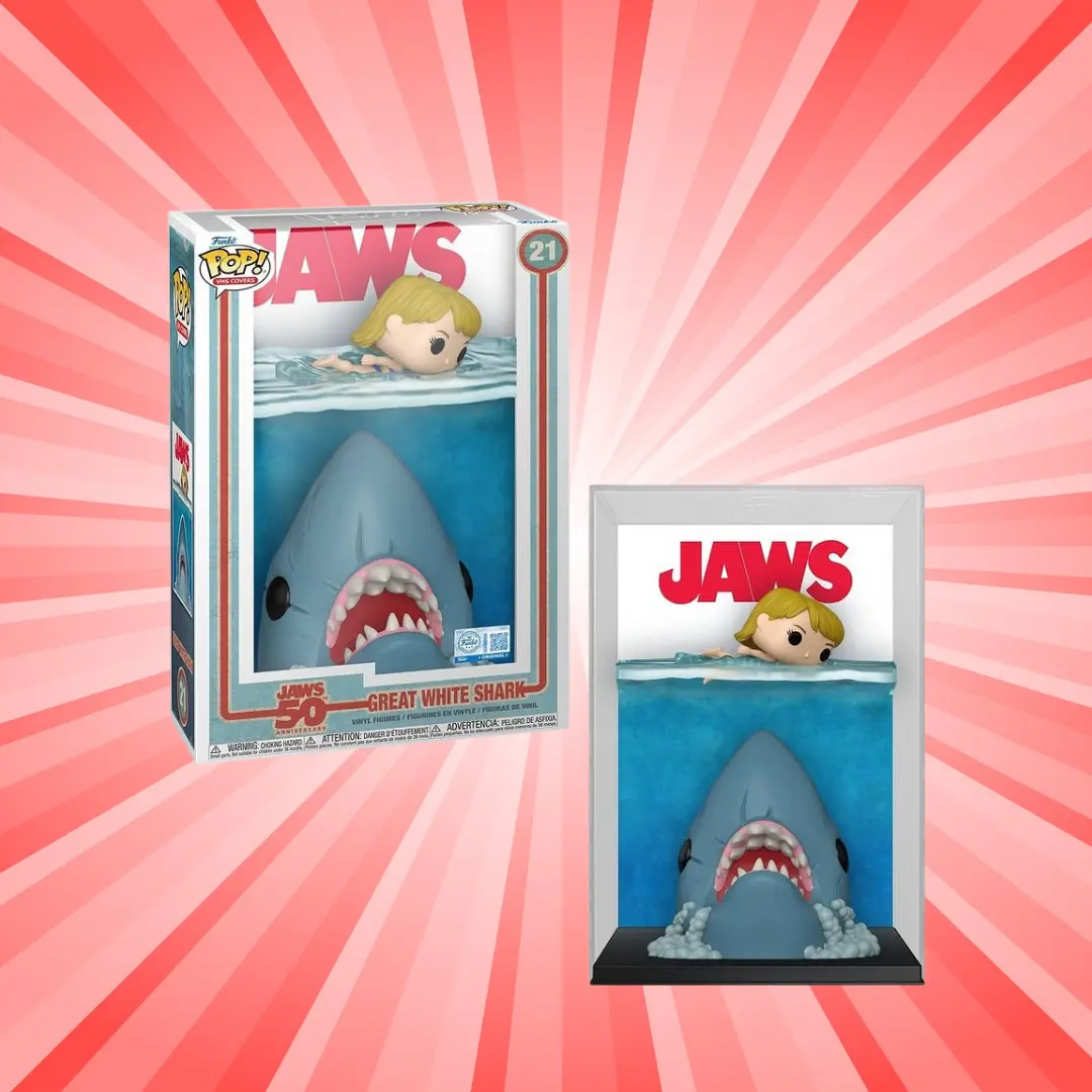 Funko Pop! Jaws 50th Anniversary VHS Covers Great White Shark Special Edition #21