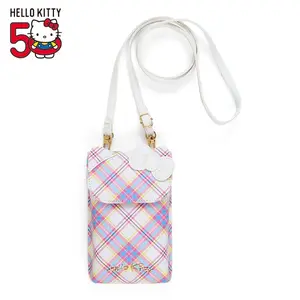Hello Kitty Crossbody Phone Bag (Hello Kitty Dress Tartan Series) Hello Kitty Crossbody Phone Bag (Hello Kitty Dress Tartan Series)