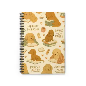 Dog Mom Book Club Notebook