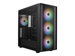 Cooler Master MasterBox 600 Airflow ATX Mid-Tower Case, Back-Connected Motherboards Asus|MSI|Gigabyte, Type C, Tempered Glass, 140mm SickleFlow PWM, GPU Max 410mm, FineMesh Airflow (MB600-KGNN-S00)