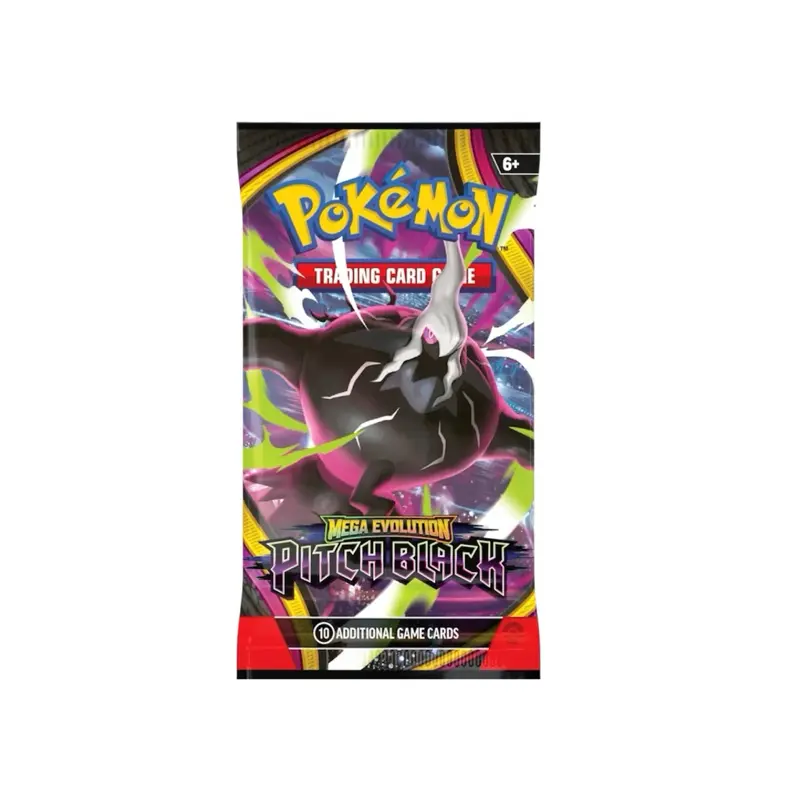 Mega Evolution Pitch Black Trading Card Game Booster Pack