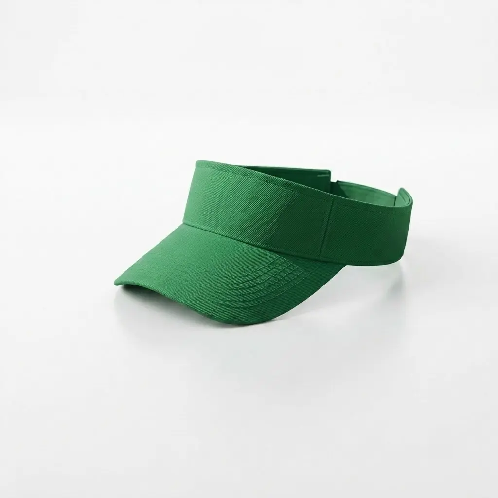 Unisex Sun Protection Baseball Visor Hat - Breathable Polyester Summer Hat with Curved Brim, Open Top, Satin Band, UV Shade for Adults' Travel, Commute, Casual Use - Basic Everyday Fashion Accessory, Daily, Plain