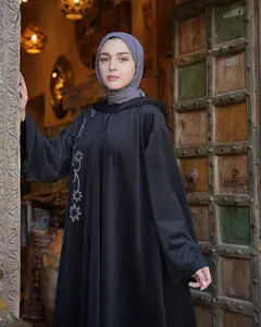 Fairouz Velvet Abaya - Soft Fabric, Comfortable Fit, Versatile Design, Ideal for Everyday Wear