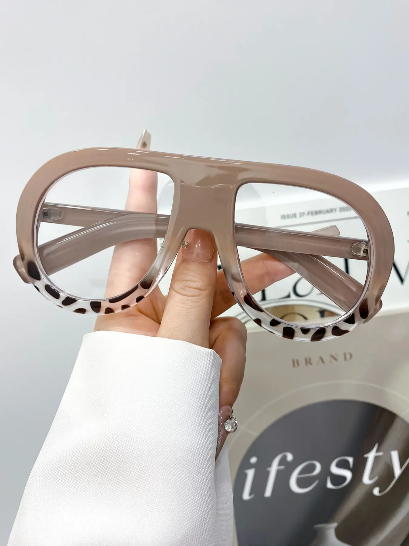 New Fashion Retro Large Frame Oval Flat Mirror Glasses, Trendy Casual Eyeglasses, High Quality Unisex Street Style Eyewear, Daily Wear Decorative Sunglasses, Stylish Eyeglass, Fashionable Frames Glasses