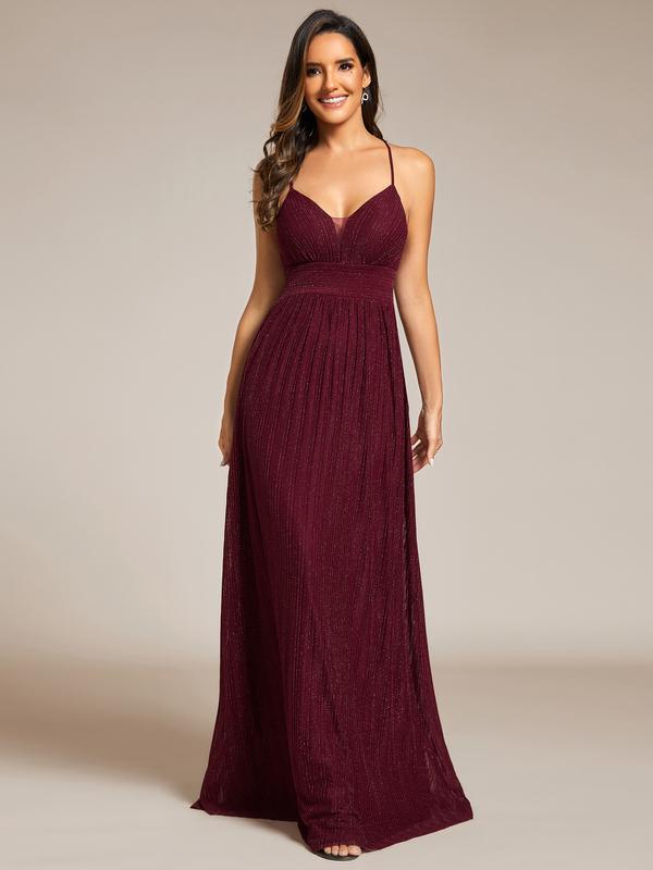 Ever-Pretty Sparkle Sleeveless Backless Formal Maxi Evening Dress with ...