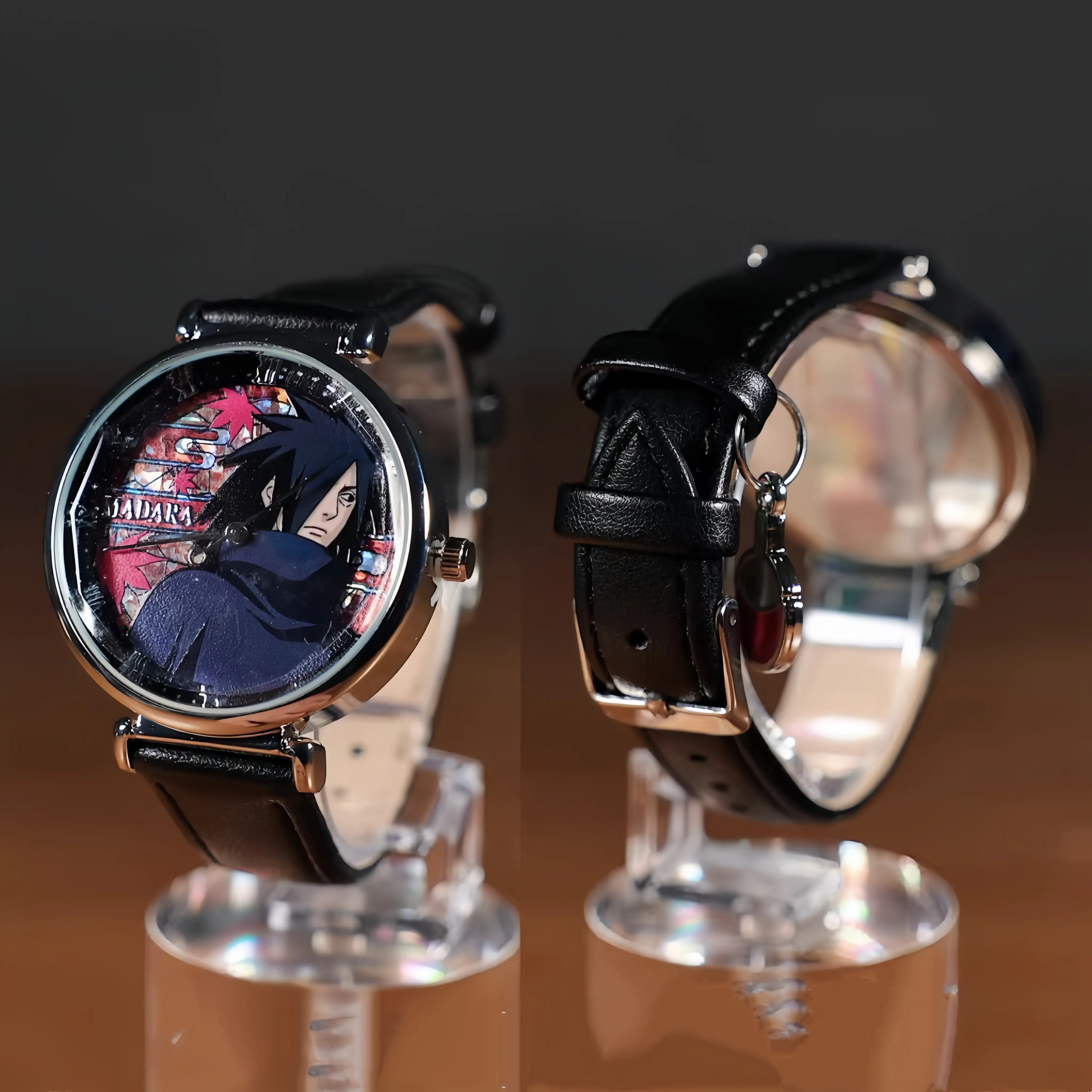 MINISO Naruto Shippuden Watch Blind Box,Collectible Anime Wristwatch,Cute Collectible Anime Watch ,Retro Stylish Cute Design  Trendy Watch,Cartoon Gift for Fans Kids Students Adults,Anime Collectors,Holiday Gift Birthday Gift