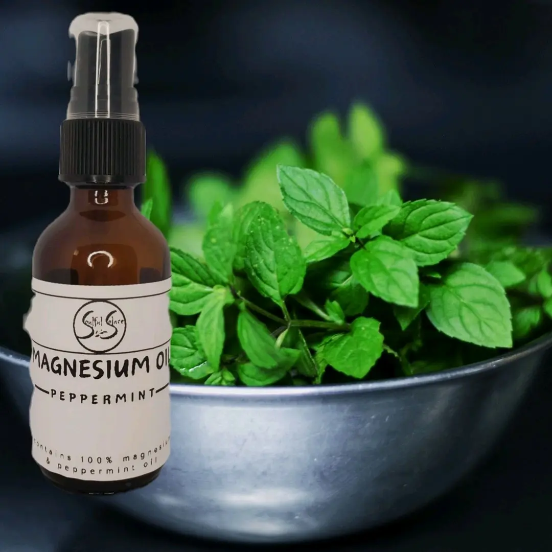 Peppermint Magnesium Oil Spray Healthcare Wellness