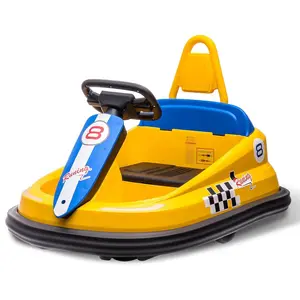 6V Kids Bumper Car for Toddlers, Electric Ride On Toy, 360 Degree Spin,2 Speeds,Lights,Music & Horn