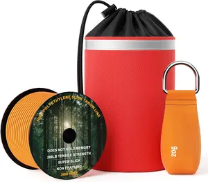 BEN Arborist Throw Line Kit  150ft Slick Rope & 9/11/15oz Throw Weight  Reflective Storage Bag  for Tree Climbing, Trimming, Camping  High/Low Limb Rigging  200LB Tensile Strength