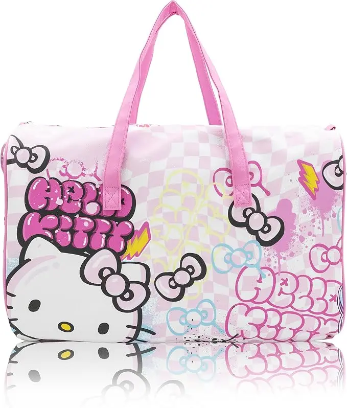 Fast Forward Hello Kitty Duffle Bag for Girls and Women