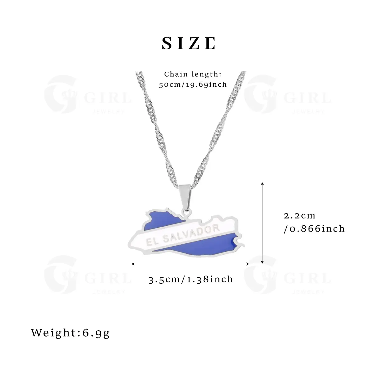 E-El Salvador（Silver-Color）