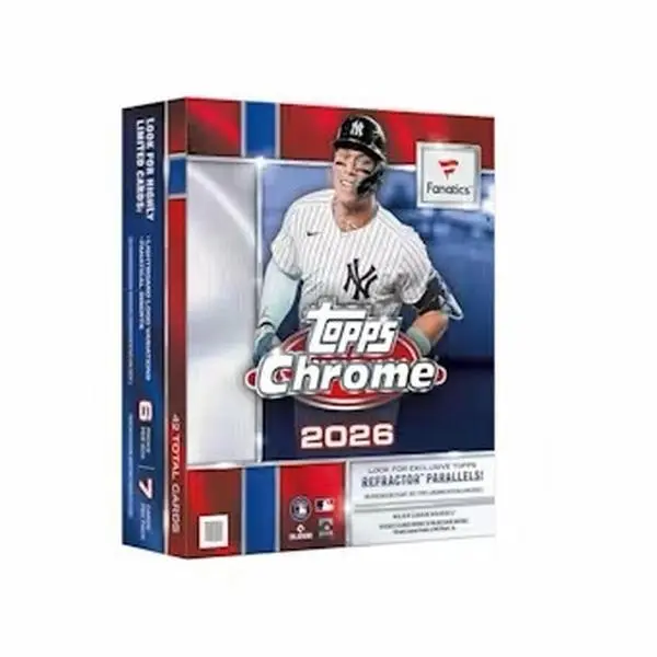 2026 Topps Chrome Baseball Fanatics Mega Box Trading Cards