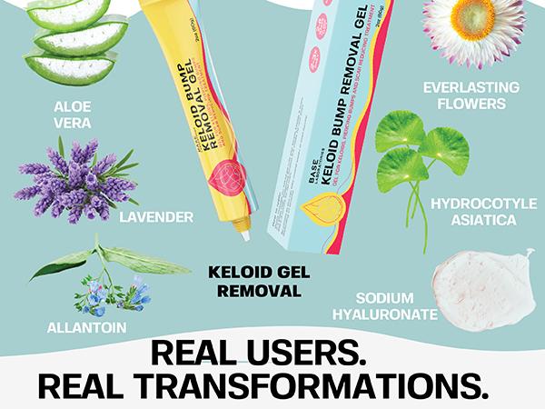 Piercing Keloid Bumps Shrinking Duo | Piercing Bump Treatment + Keloid Bump Removal Gel | Keloid Scar Removal for all Scars, Keloids & Piercing Bumps