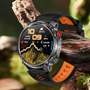 Professional Outdoor Smartwatch, High Precision Compass, Barometer, Altimeter, 1100mah Battery, IP68 Waterproof, Bluetooth-compatible Calling