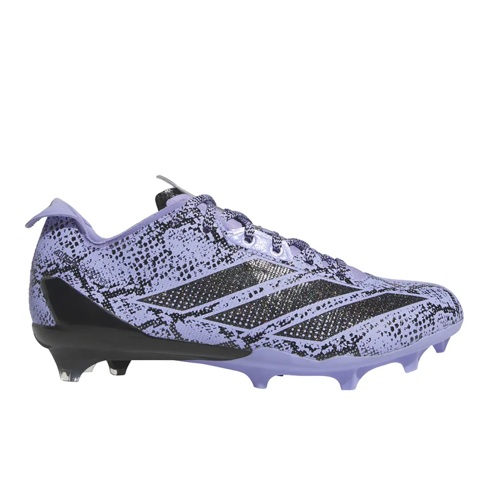 adidas Mens Adizero Electric 7V7 Football Sneakers Shoes - Purple adidas Mens Adizero Electric 7V7 Football Sneakers Shoes - Purple