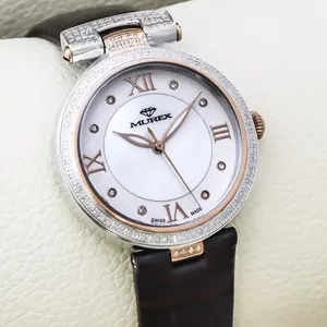 Murex • Swiss Diamond Watch • 136 SI Real White Diamonds 0.70ct • 5ATM • MUL589