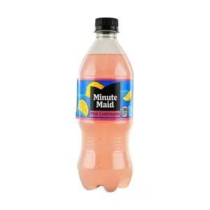 Minute Maid Pink Lemonade Drink, 591ml (20 fl oz) - Refreshing & Zesty Citrus Beverage