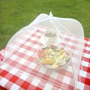 Expandable Food Cover, Foldable & Washable Mesh Design, Ideal for Outdoor Picnics, Barbecues, Parties, Portable Insect Shield, Salad