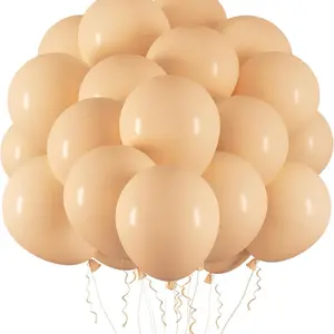 FLORISH 12 inches 100 pcs Latex thick Premium Helium Quality Matte Ballons for Garlands Birthday Party Wedding Decoration Baby Shower Engagement Anniversary Party Decoration