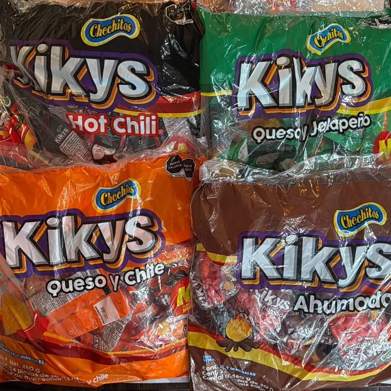 4 bags.  1 of each Kikys