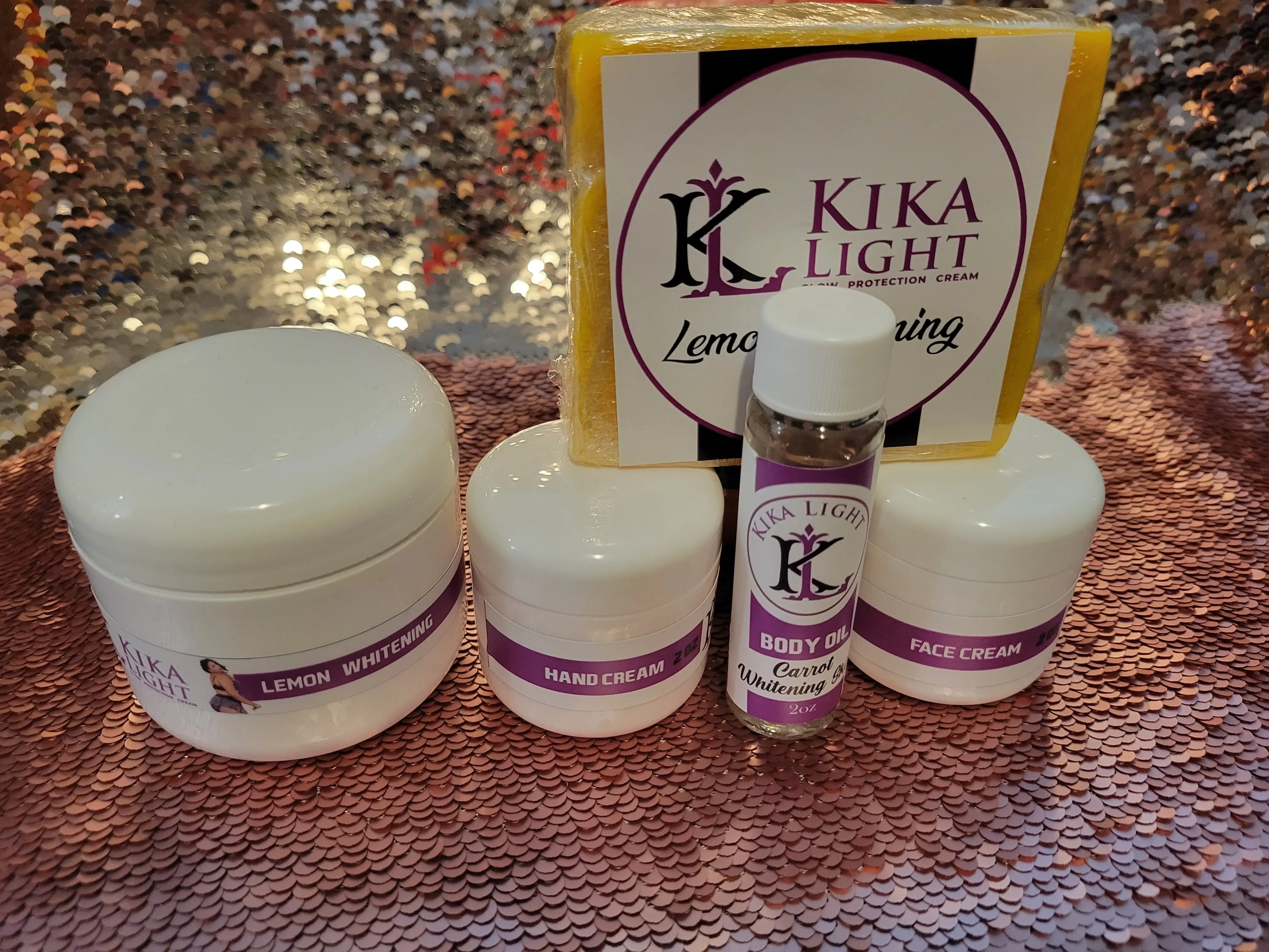 Kikalight- Skincare body lotions and soaps.