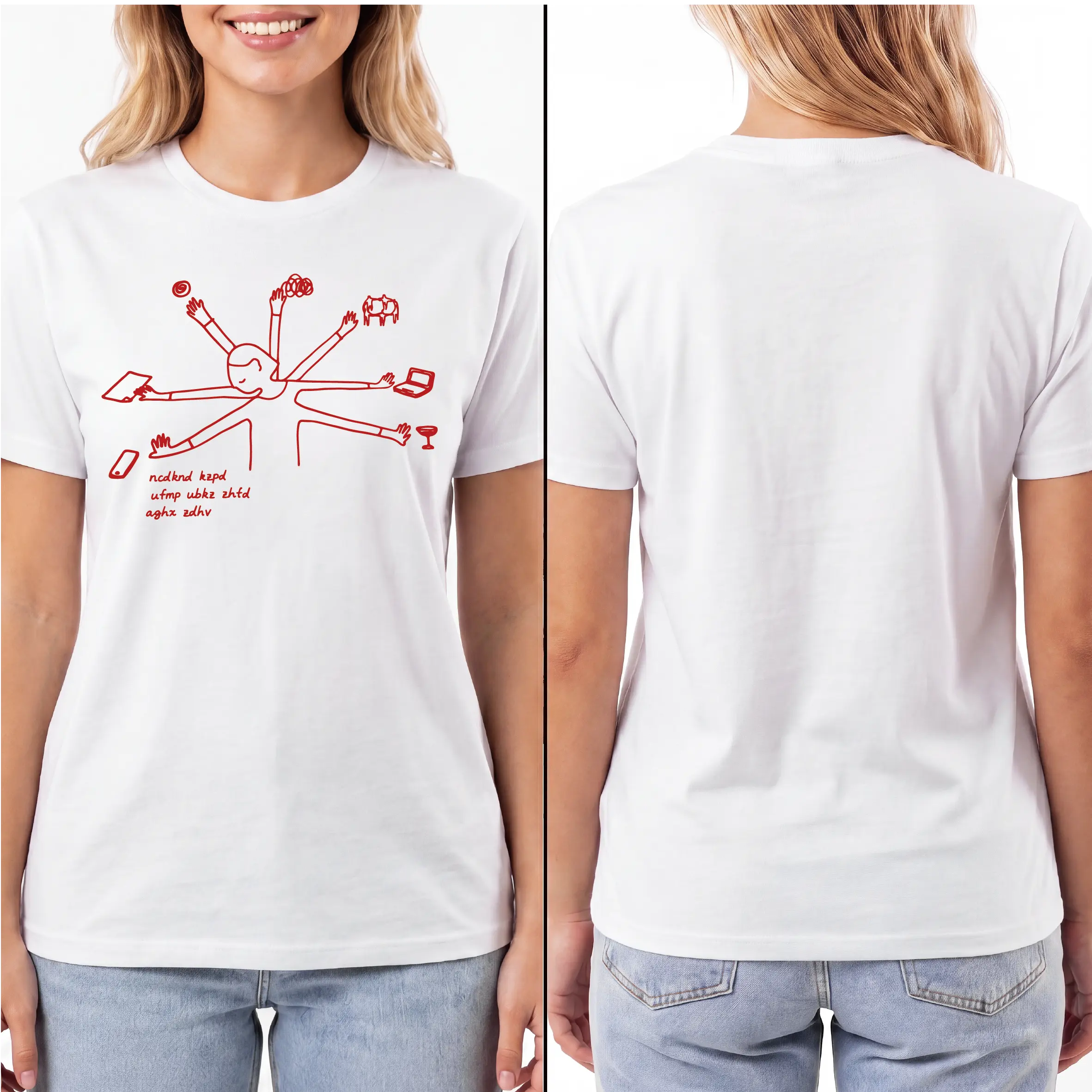 Brainlag Studio "Wablabdabdub" Original Design Memes, Loose Oversized Fit