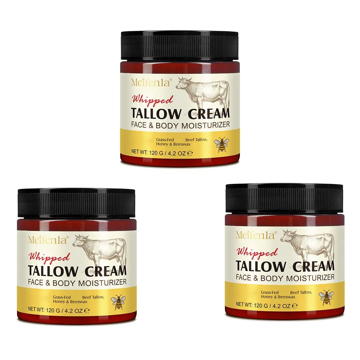 Beef Tallow and Honey Cream*3