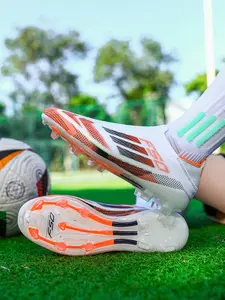 Oro Wind F50 Soccer Shoes for Men Women Youth Students, Long Studs Design, Competition Training Sports Shoes, Comfortable and Durable, Soccer Cleats