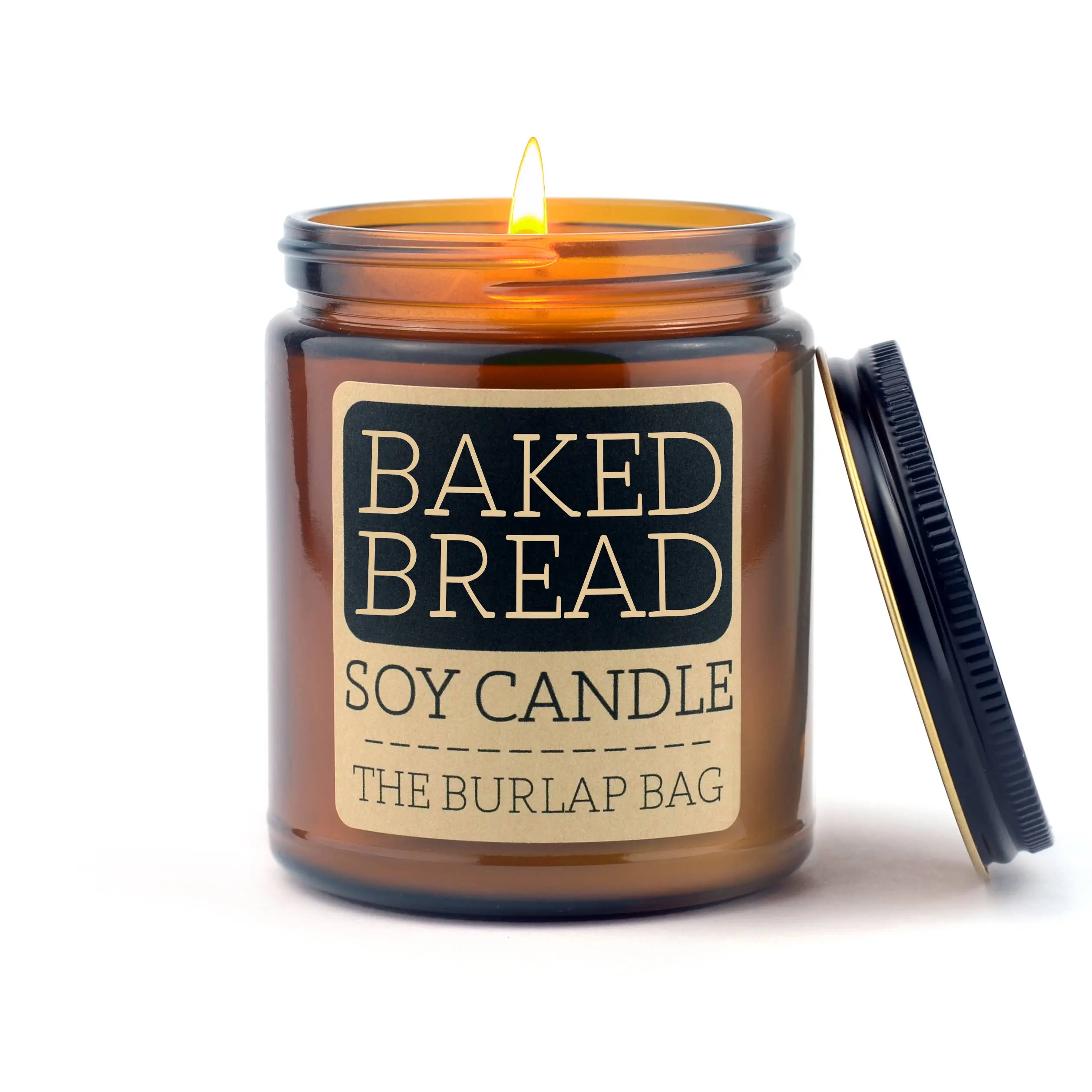 The Burlap Bag Soy Candle - Baked Bread