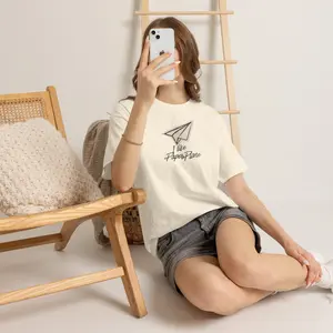Paper Plane Comfort Color Tshirt | Summer Graphic T-shirt | Cotton shirt | cool for summer