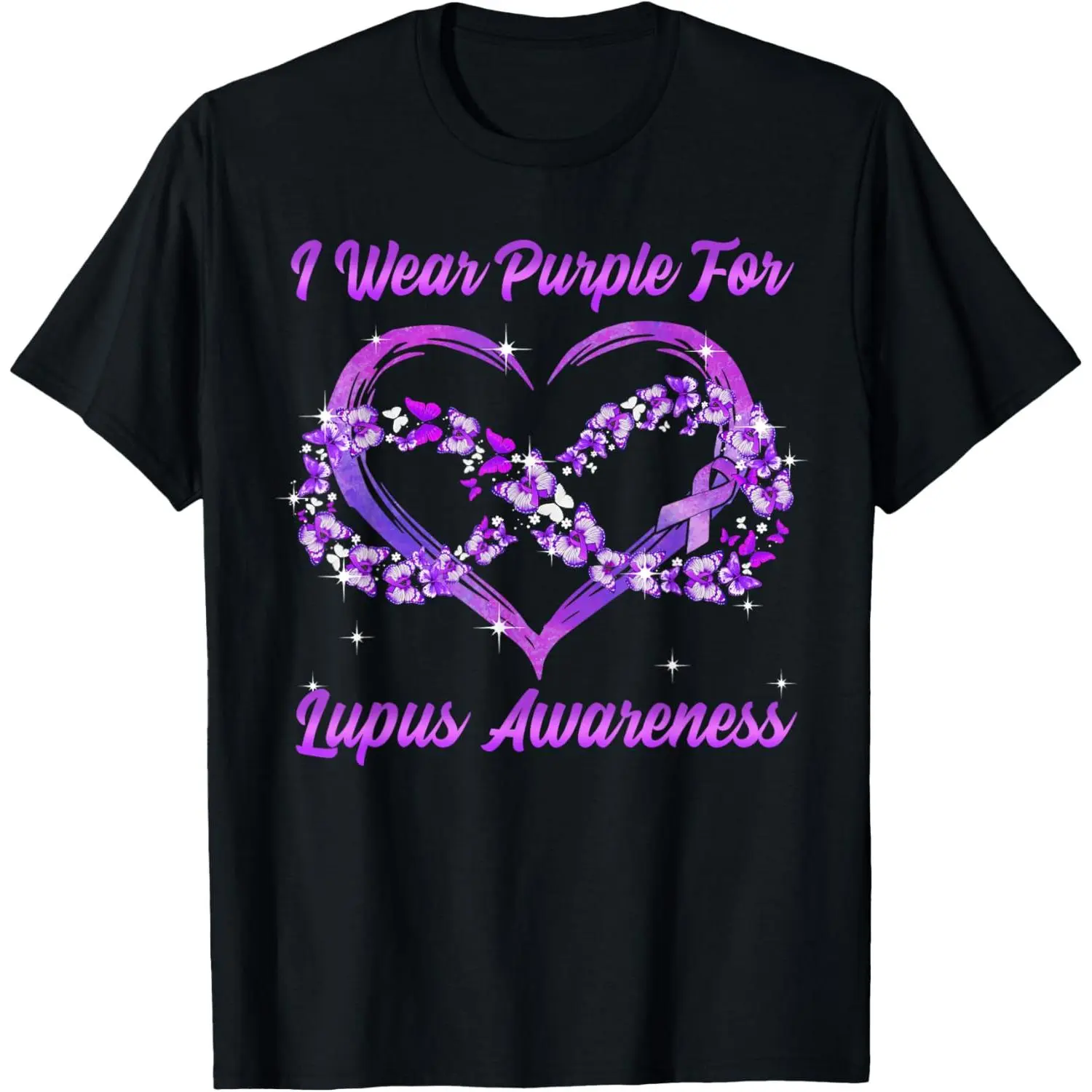 Lupus Awareness I Wear Purple For Lupus Awareness T-Shirt