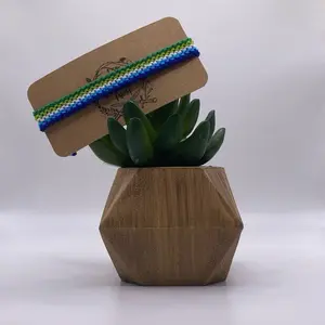 Gay MLM Thick Striped Pride Friendship Bracelet - High-Quality Cotton Embroidery Floss, Adjustable Sliding Knot, LGBTQ+ Support Fashion Accessory