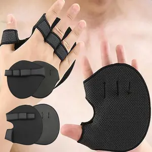 1 Pair Pull-Up Gloves Non-Slip Weightlifting Pull-Up Bar Pad Replaces Exercise Gloves to Prevent Calluses Aerobics for Powerlifting Fitness and Push-Ups