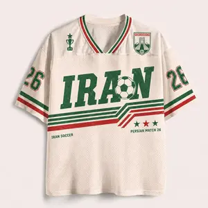 Iran Soccer Jersey, Retro Team Melli Shirt, Iranian Football Fan Gift, Persian Match Tee