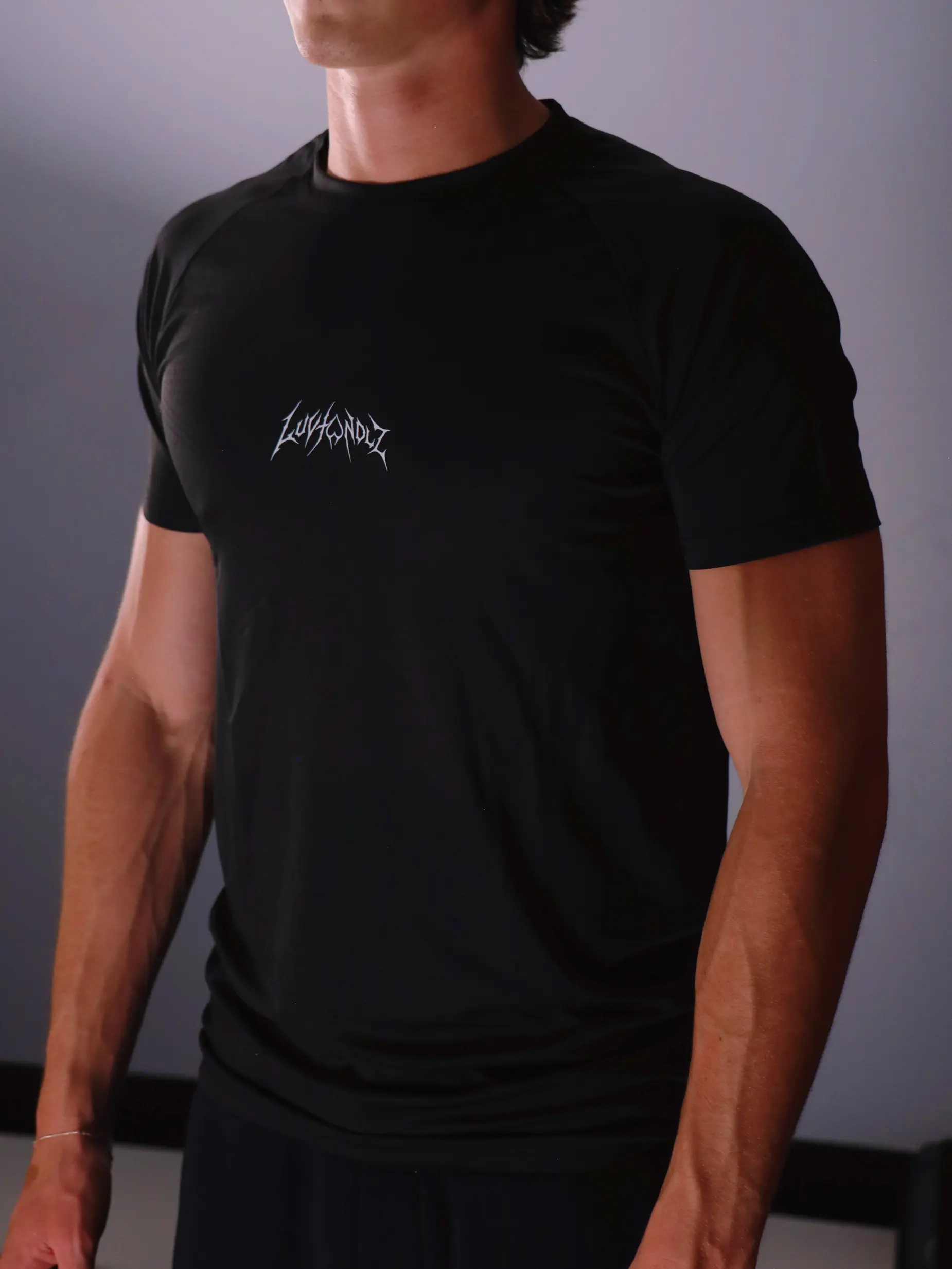 LUVHANDLZ Compression Tee - Black