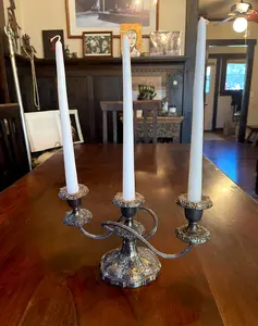 ANTIQUE VAMPIRIC CANDELABRA